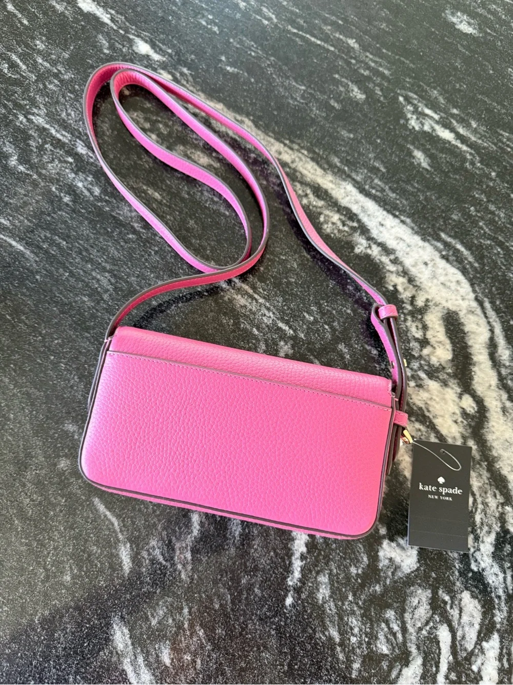 KATE SPADE Juliette Pebbled Leather Pebbled Leather Crossbody, NWTs